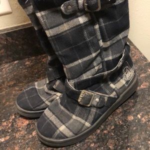 Plaid Roxy Boots